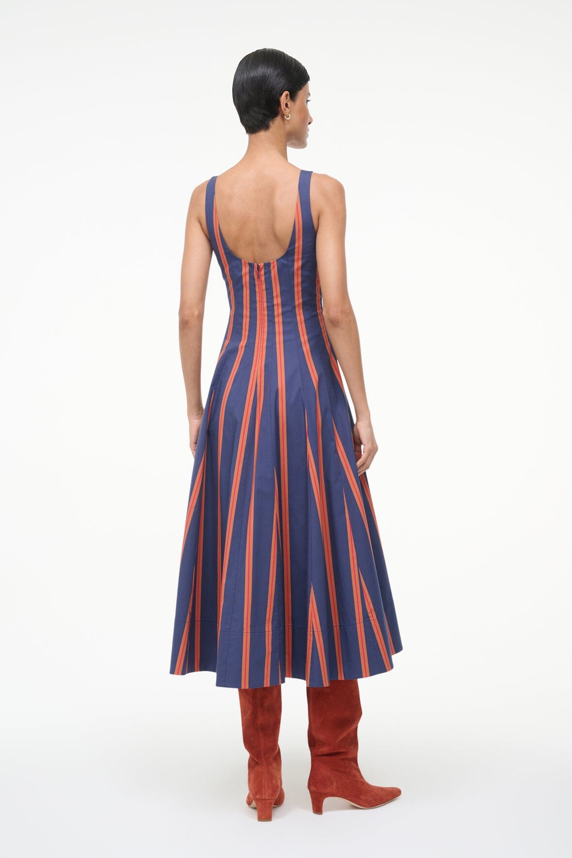 WELLS DRESS RAILROAD STRIPE - STAUD outlet