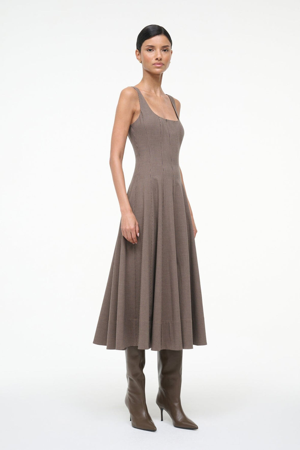 WELLS DRESS HOUNDSTOOTH - STAUD near me