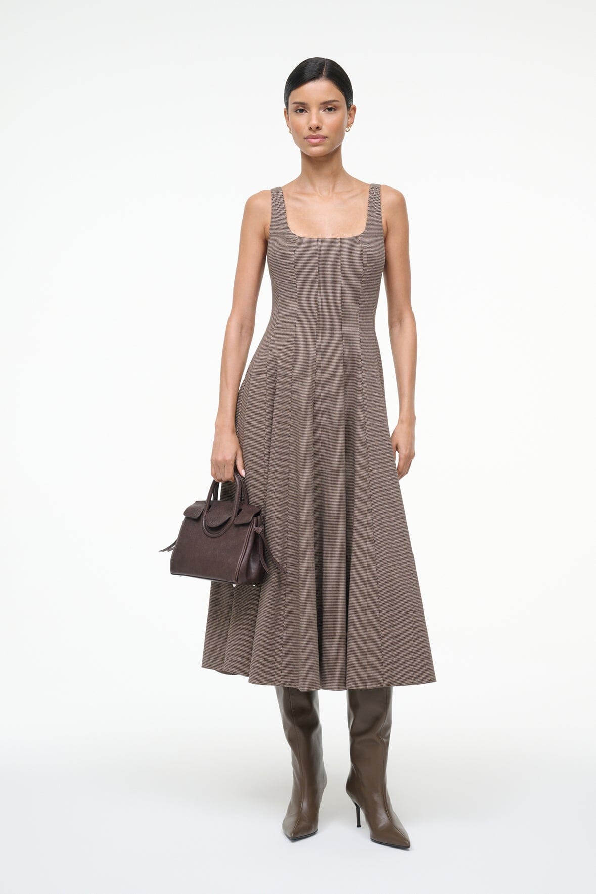 WELLS DRESS HOUNDSTOOTH - STAUD near me