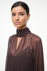 ESTHER MAXI DRESS EARTH - STAUD US