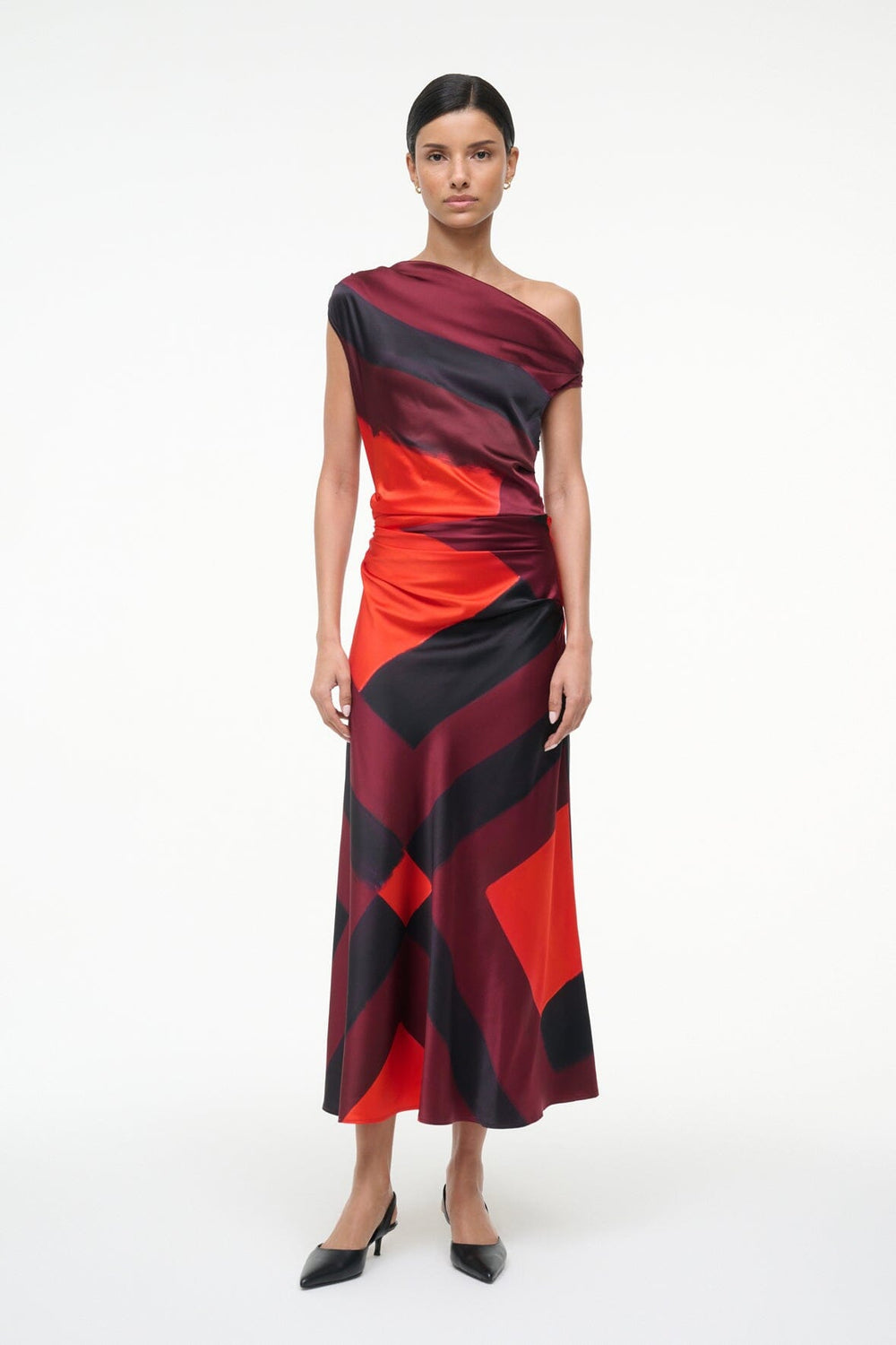 PHARE SILK DRESS RUBY PRISM - STAUD near me