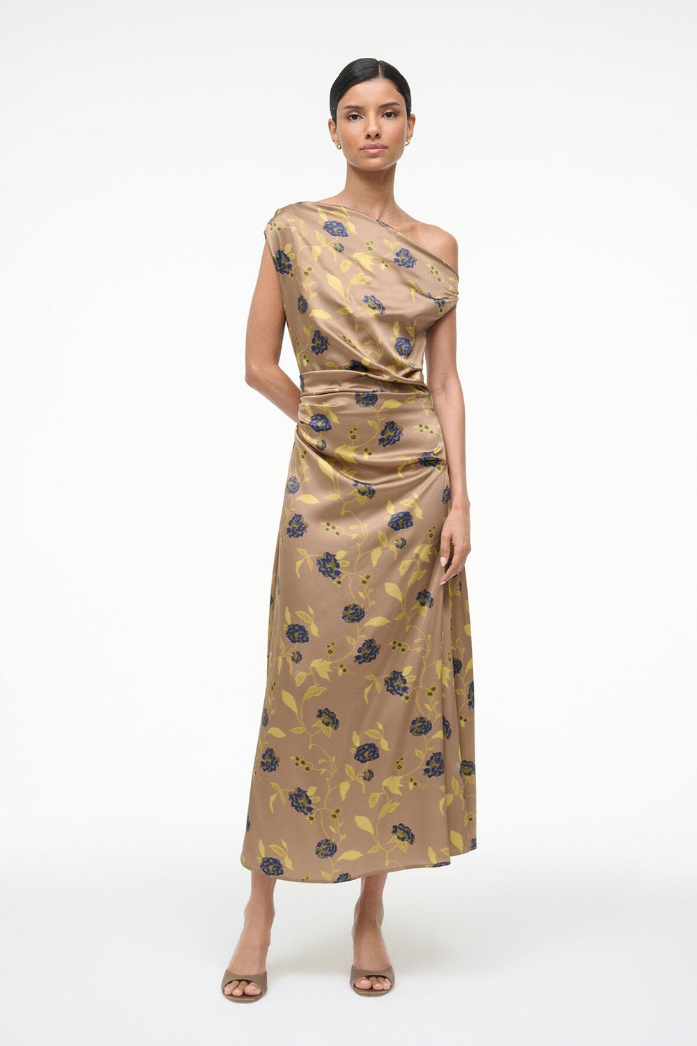 PHARE SILK DRESS VINTAGE FLORAL - STAUD online