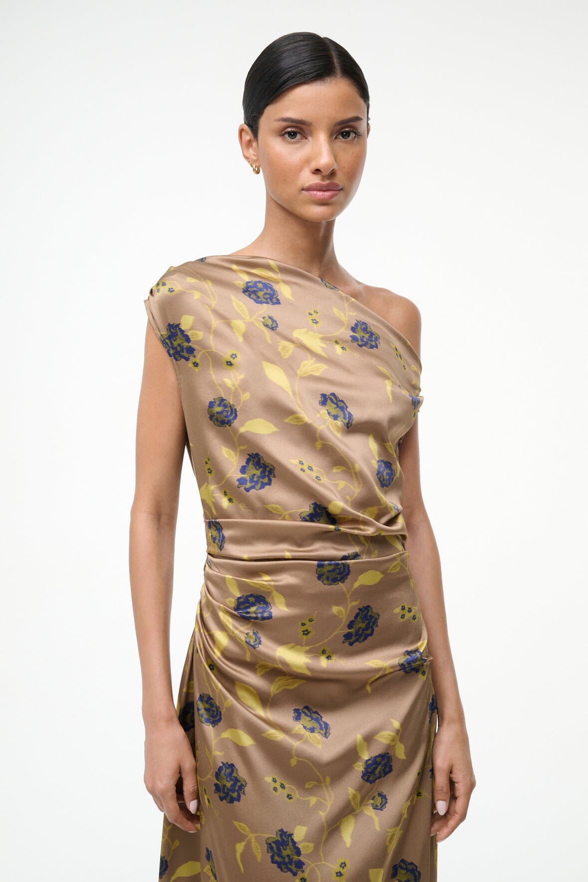 PHARE SILK DRESS VINTAGE FLORAL - STAUD online