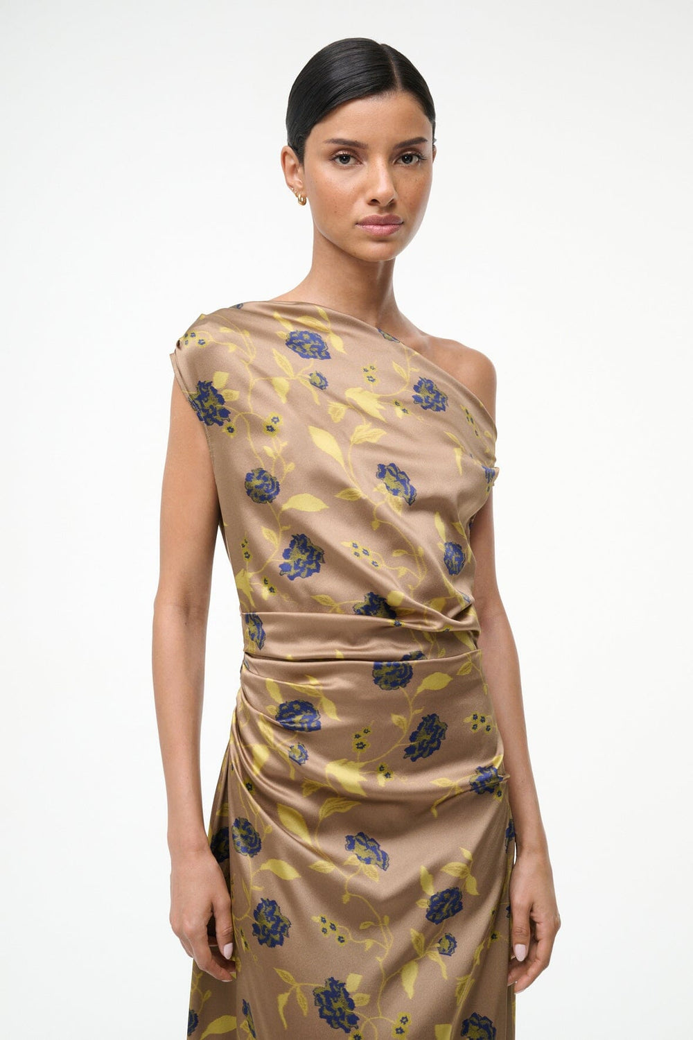 PHARE SILK DRESS VINTAGE FLORAL - STAUD online