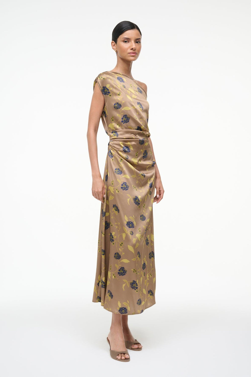 PHARE SILK DRESS VINTAGE FLORAL - STAUD online