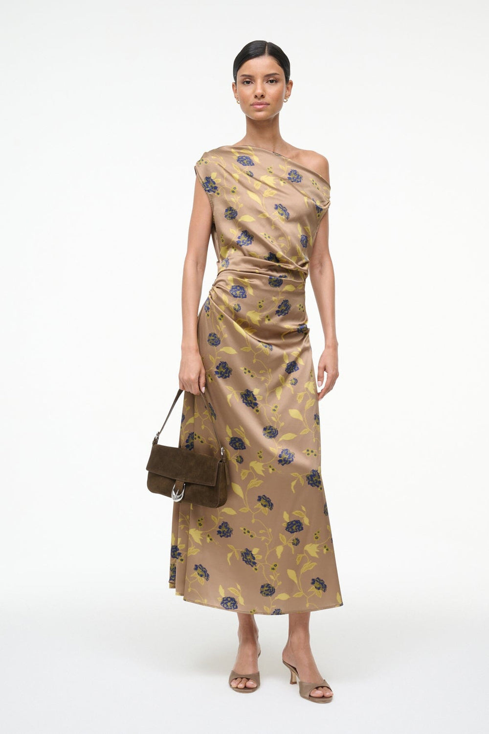 PHARE SILK DRESS VINTAGE FLORAL - STAUD online