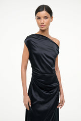 PHARE SILK DRESS BLACK - STAUD near me