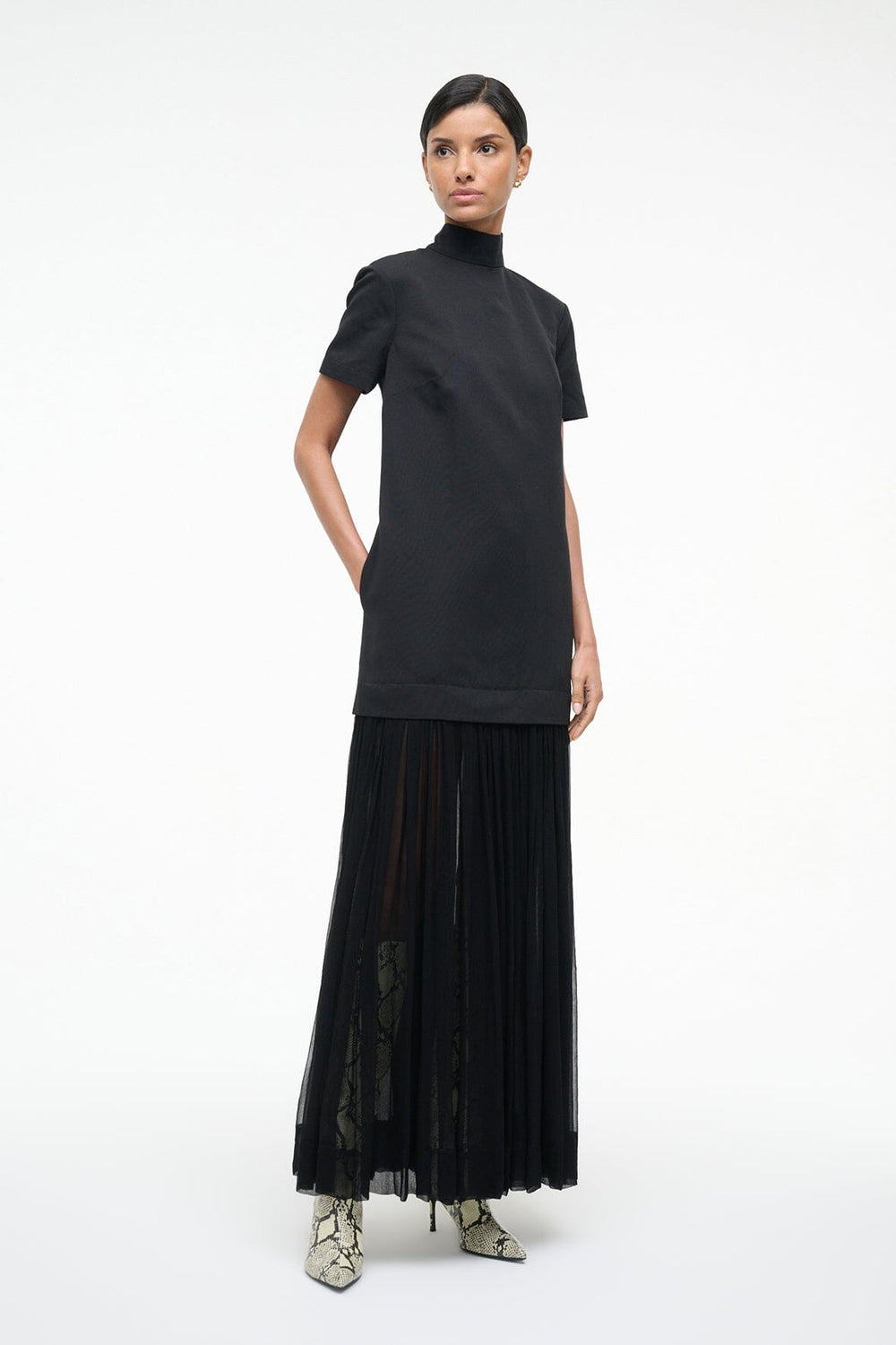 PIA DRESS BLACK - STAUD online