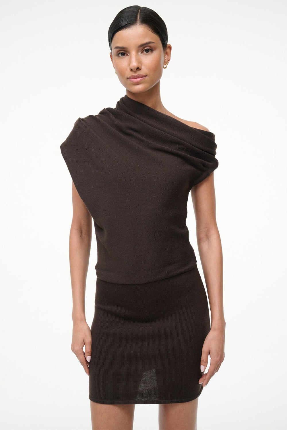 MABEL MINI DRESS EARTH - STAUD outlet