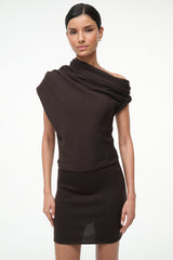 MABEL MINI DRESS EARTH - STAUD outlet