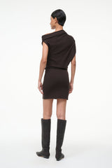 MABEL MINI DRESS EARTH - STAUD outlet