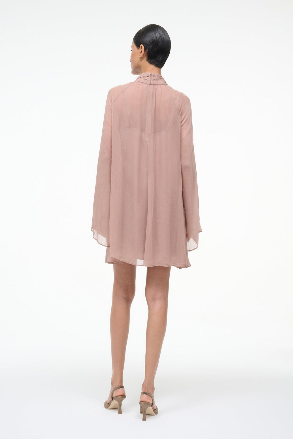 ESTHER MINI DRESS TAUPE - STAUD for sale