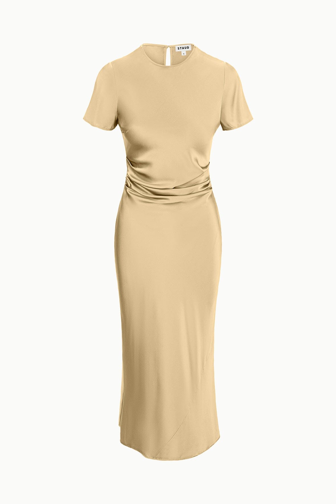 MARCEL SILK DRESS ANTIQUE - STAUD sale