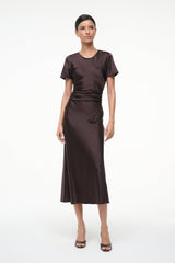 MARCEL SILK DRESS EARTH - STAUD near me