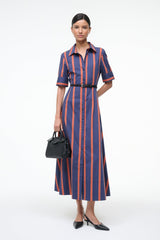 JOAN DRESS RAILROAD STRIPE - STAUD near me