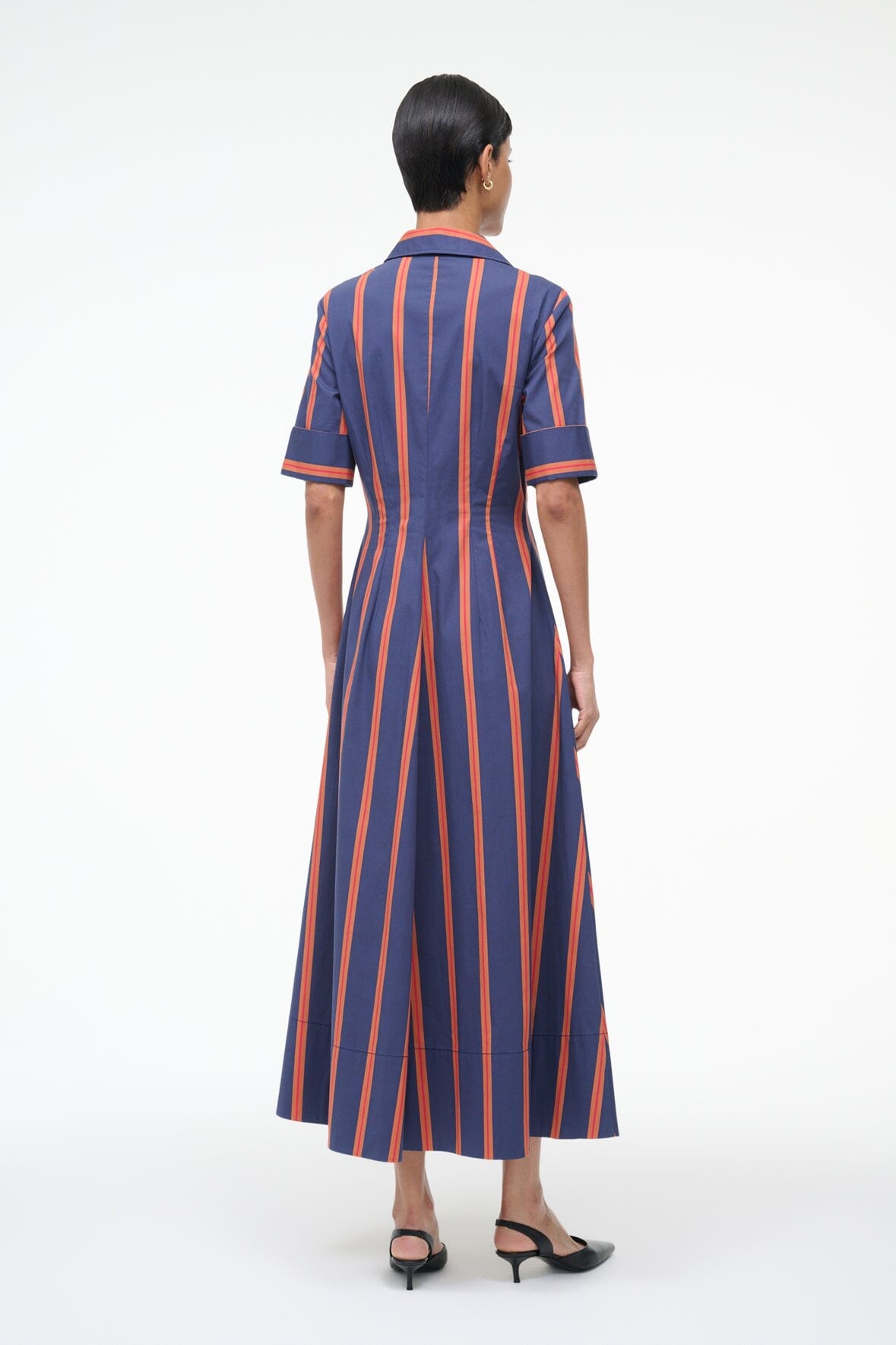 JOAN DRESS RAILROAD STRIPE - STAUD near me