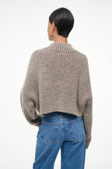 CROPPED HAMPTON SWEATER BISQUE - STAUD near me