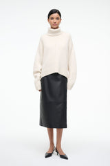 BETSY CASHMERE SWEATER IVORY - STAUD online