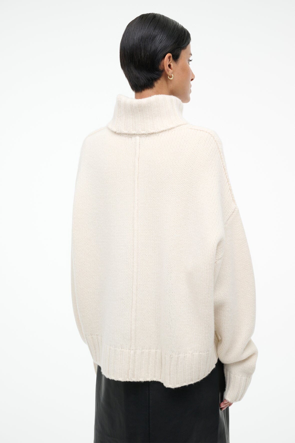 BETSY CASHMERE SWEATER IVORY - STAUD online
