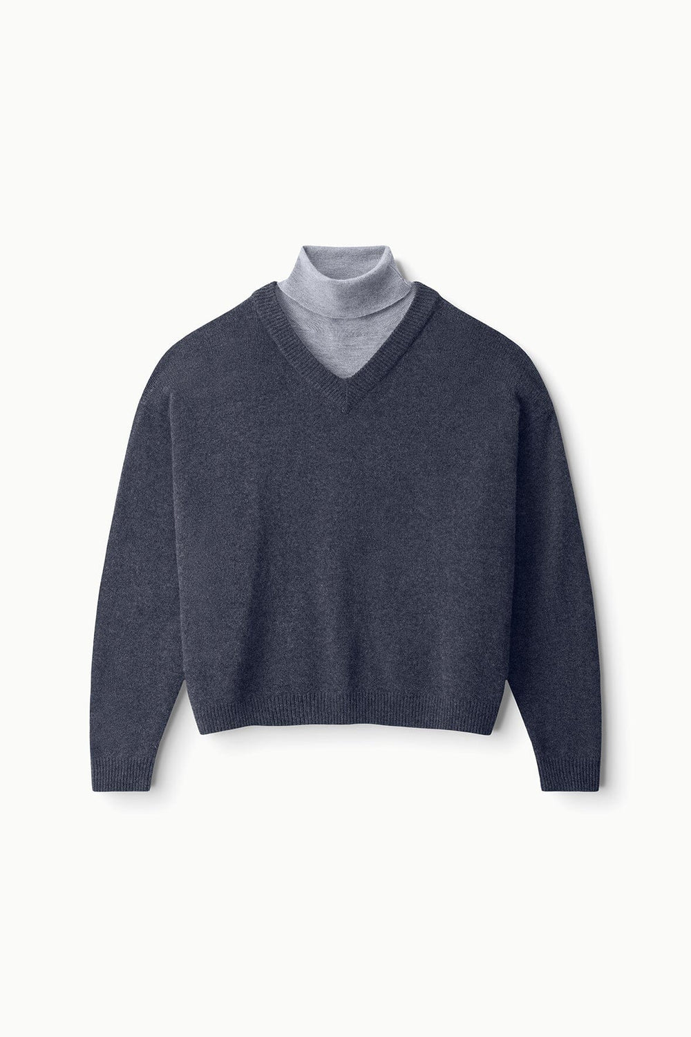 DORIS CASHMERE SWEATER CHARCOAL - STAUD sale