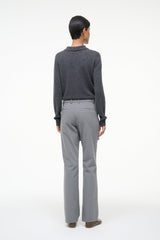 GEMMA CASHMERE SWEATER CHARCOAL - STAUD US