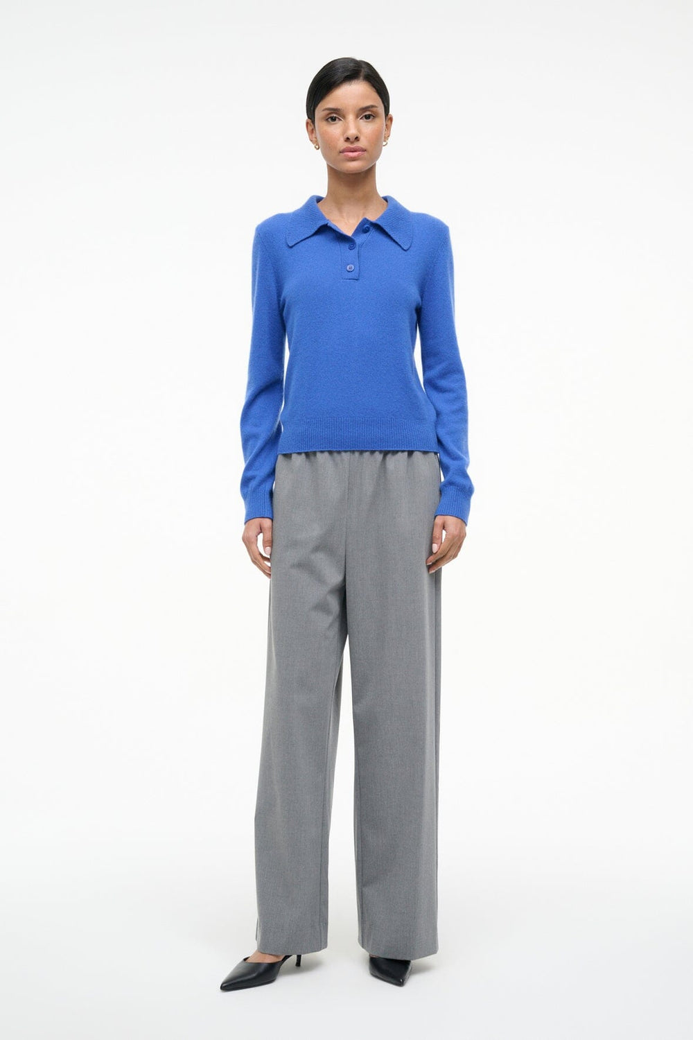 GEMMA CASHMERE SWEATER SAPPHIRE - STAUD near me