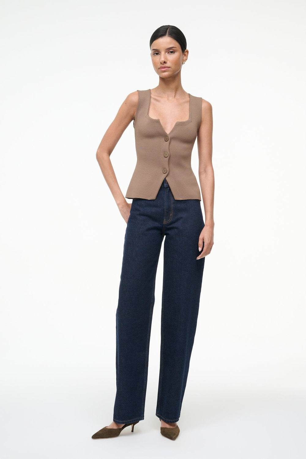 MARISA TOP TAUPE - STAUD outlet