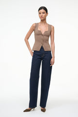 MARISA TOP TAUPE - STAUD outlet