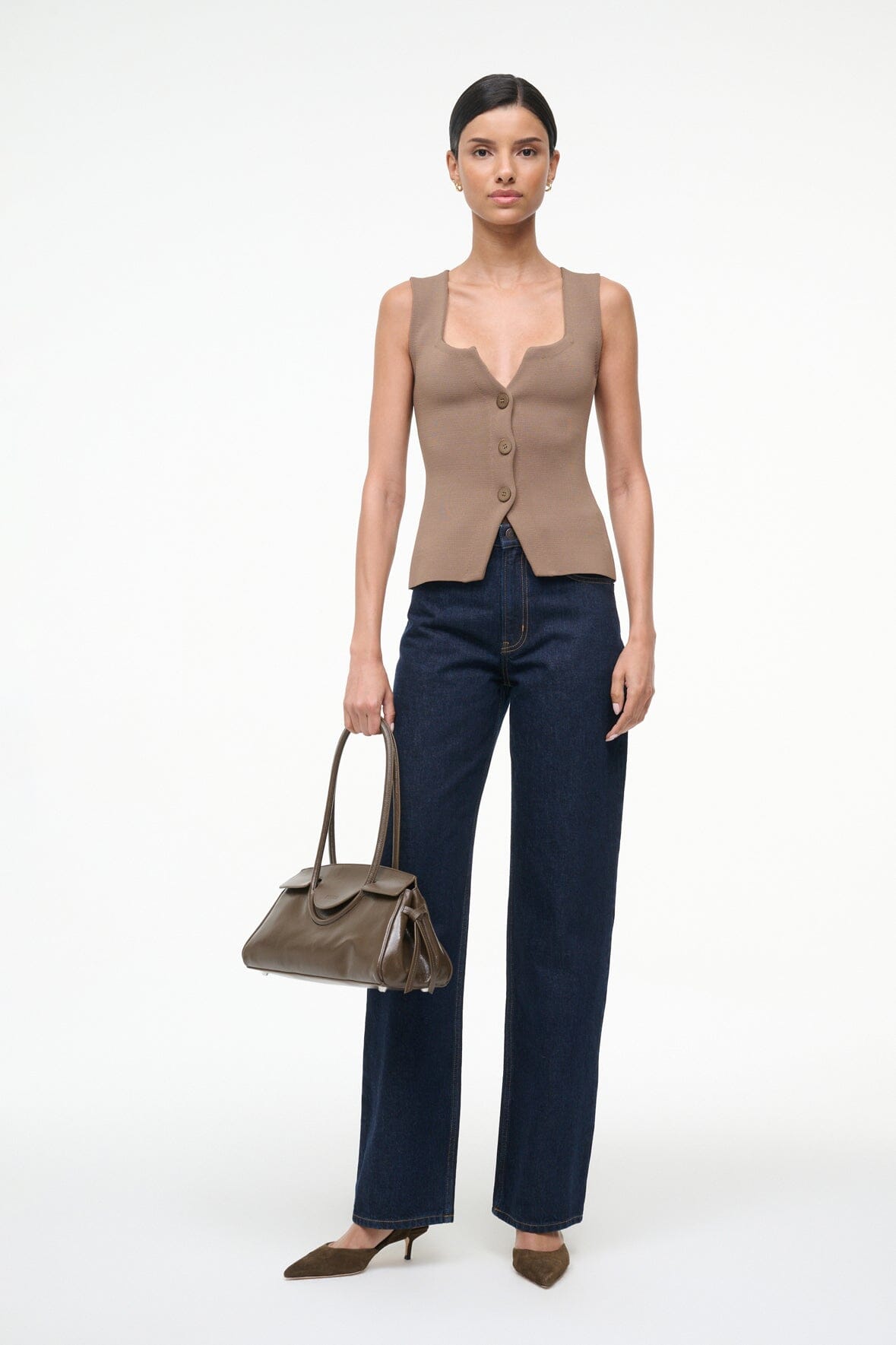 MARISA TOP TAUPE - STAUD outlet