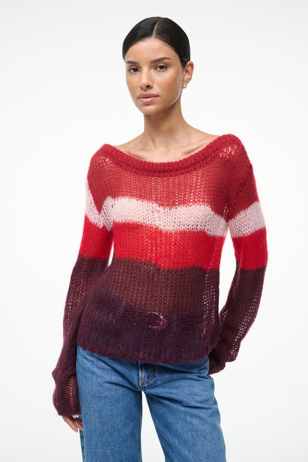 TESSA SWEATER SYRAH MULTI - STAUD outlet