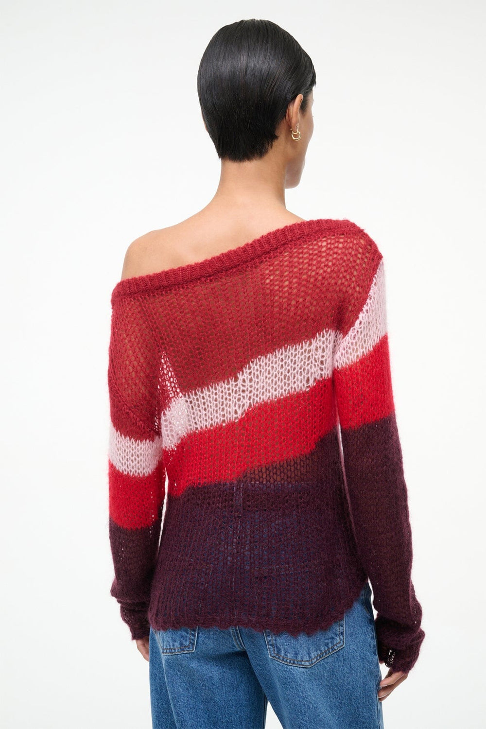 TESSA SWEATER SYRAH MULTI - STAUD outlet