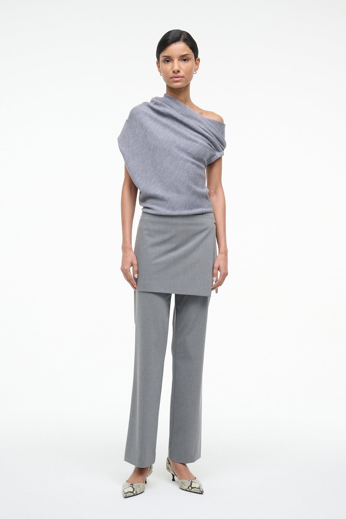 MABEL SWEATER HEATHER GREY - STAUD sale