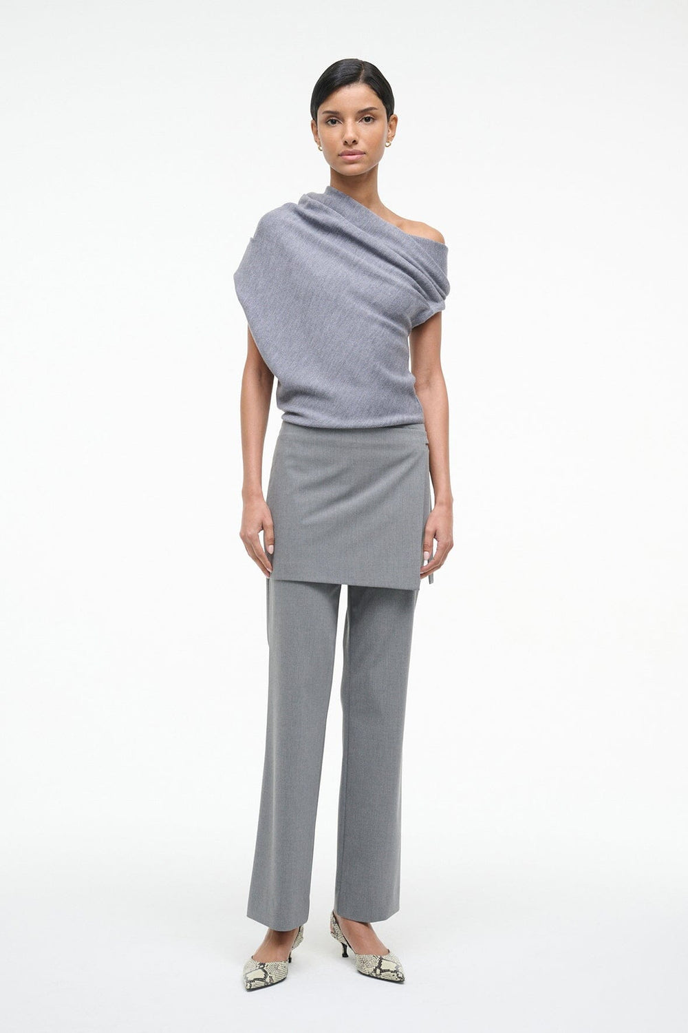 MABEL SWEATER HEATHER GREY - STAUD sale