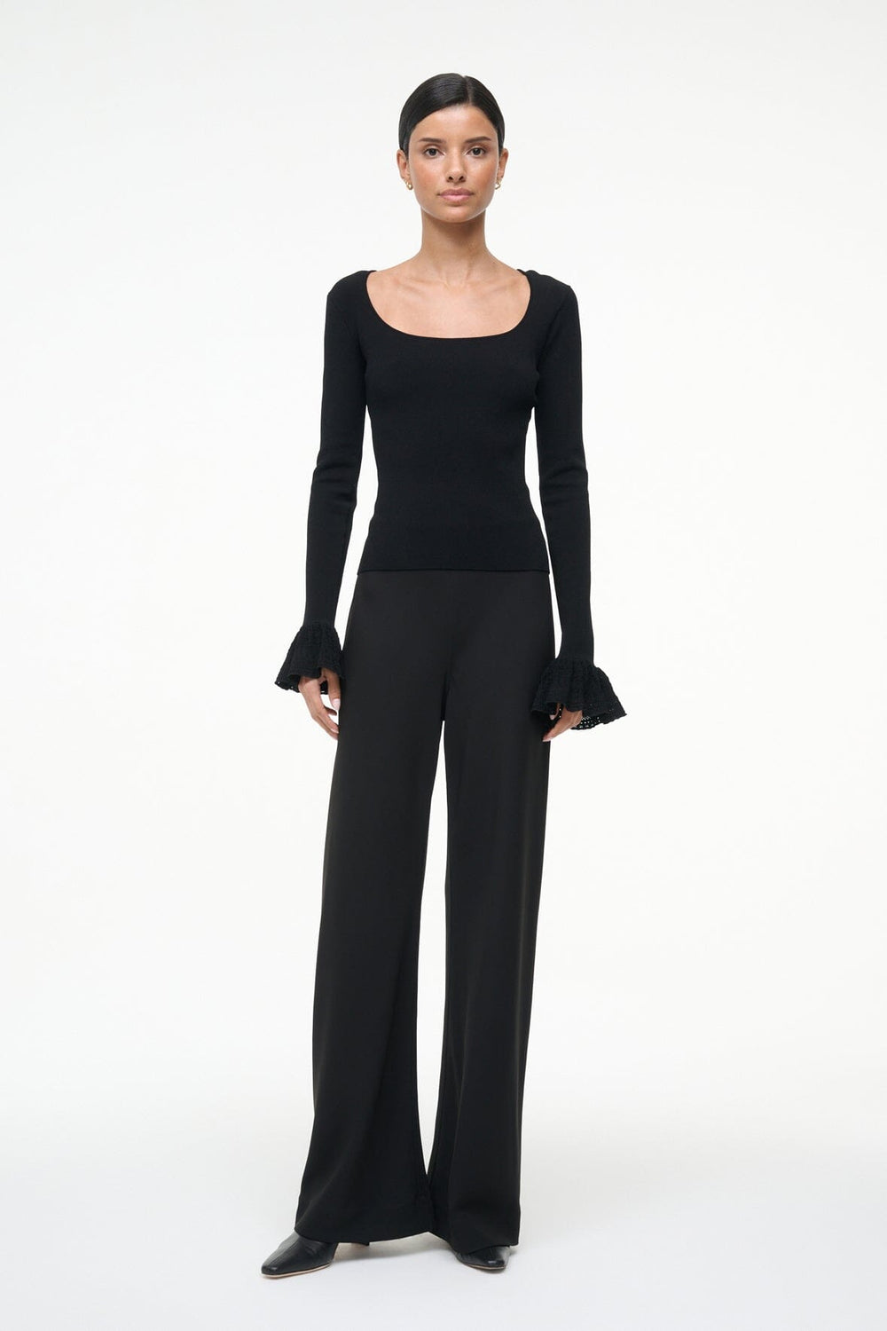 SHELLEY TOP BLACK - STAUD US