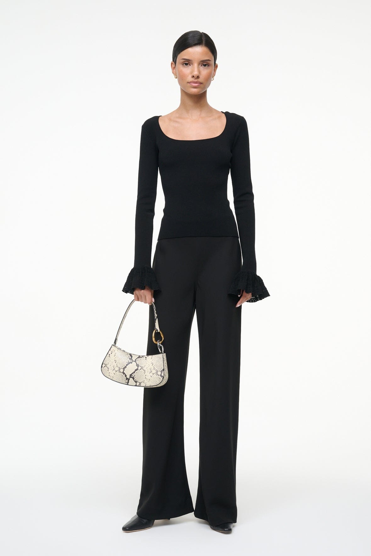 SHELLEY TOP BLACK - STAUD US