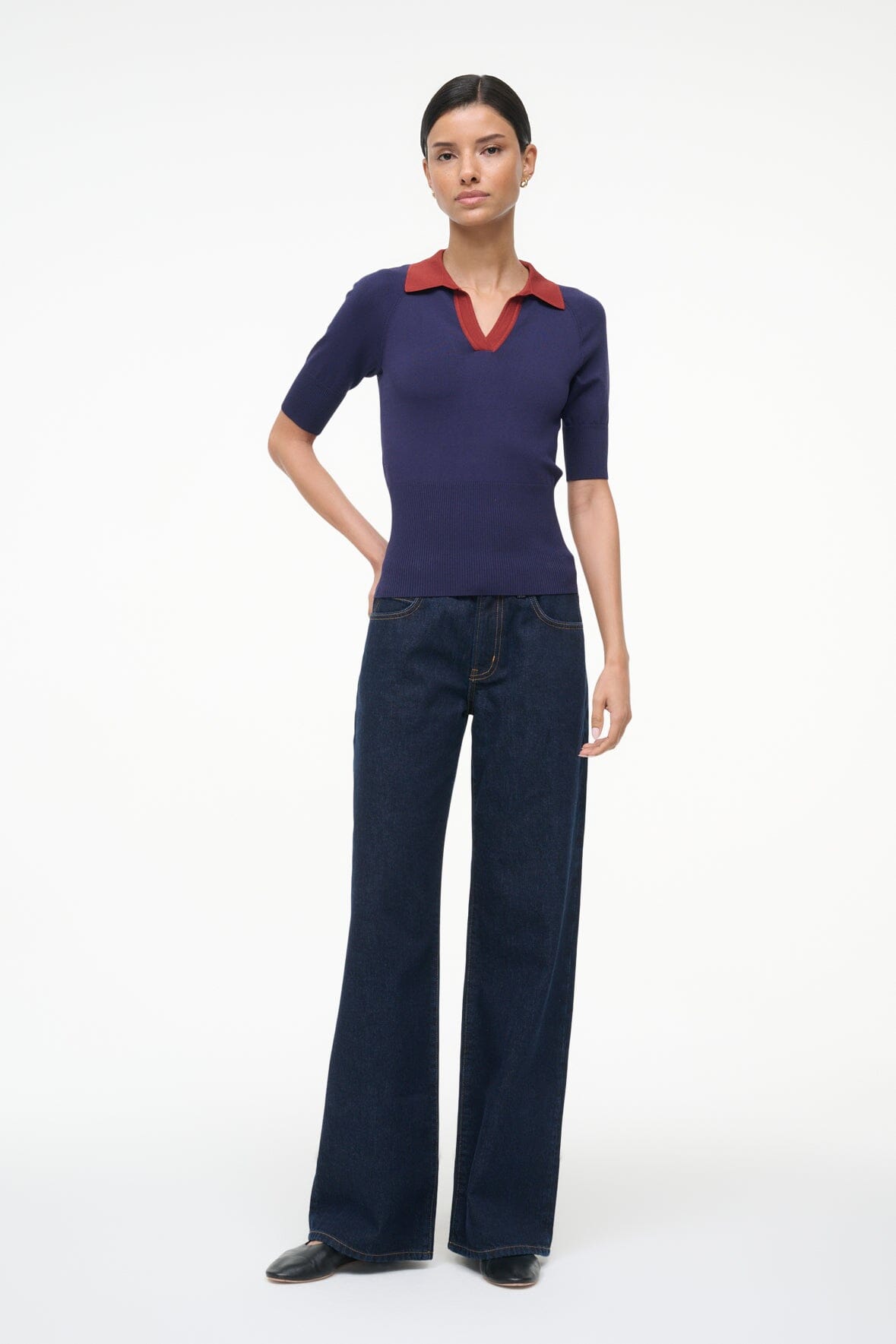 GENE TOP NAVY SANGRIA - STAUD online