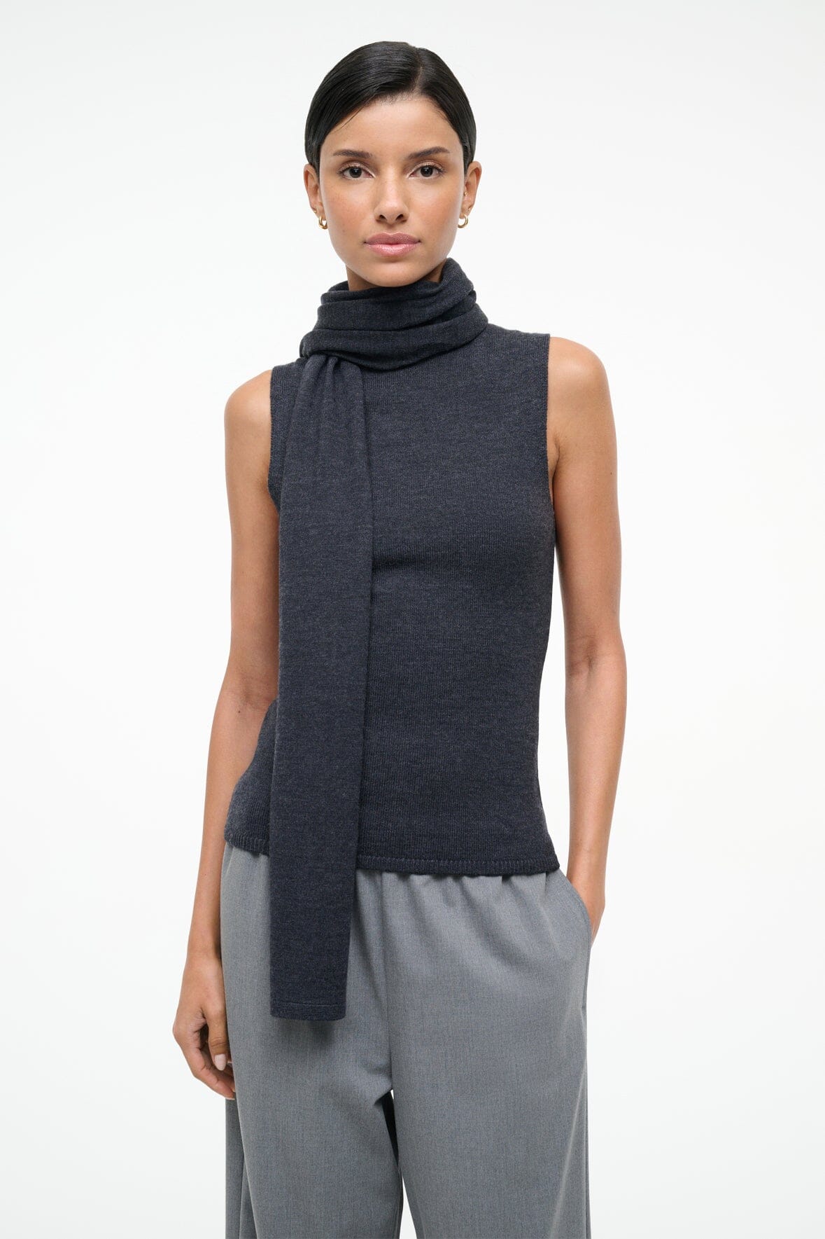 CANAL TOP CHARCOAL - STAUD online