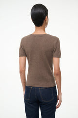 EASY CASHMERE TEE TRUFFLE - STAUD US