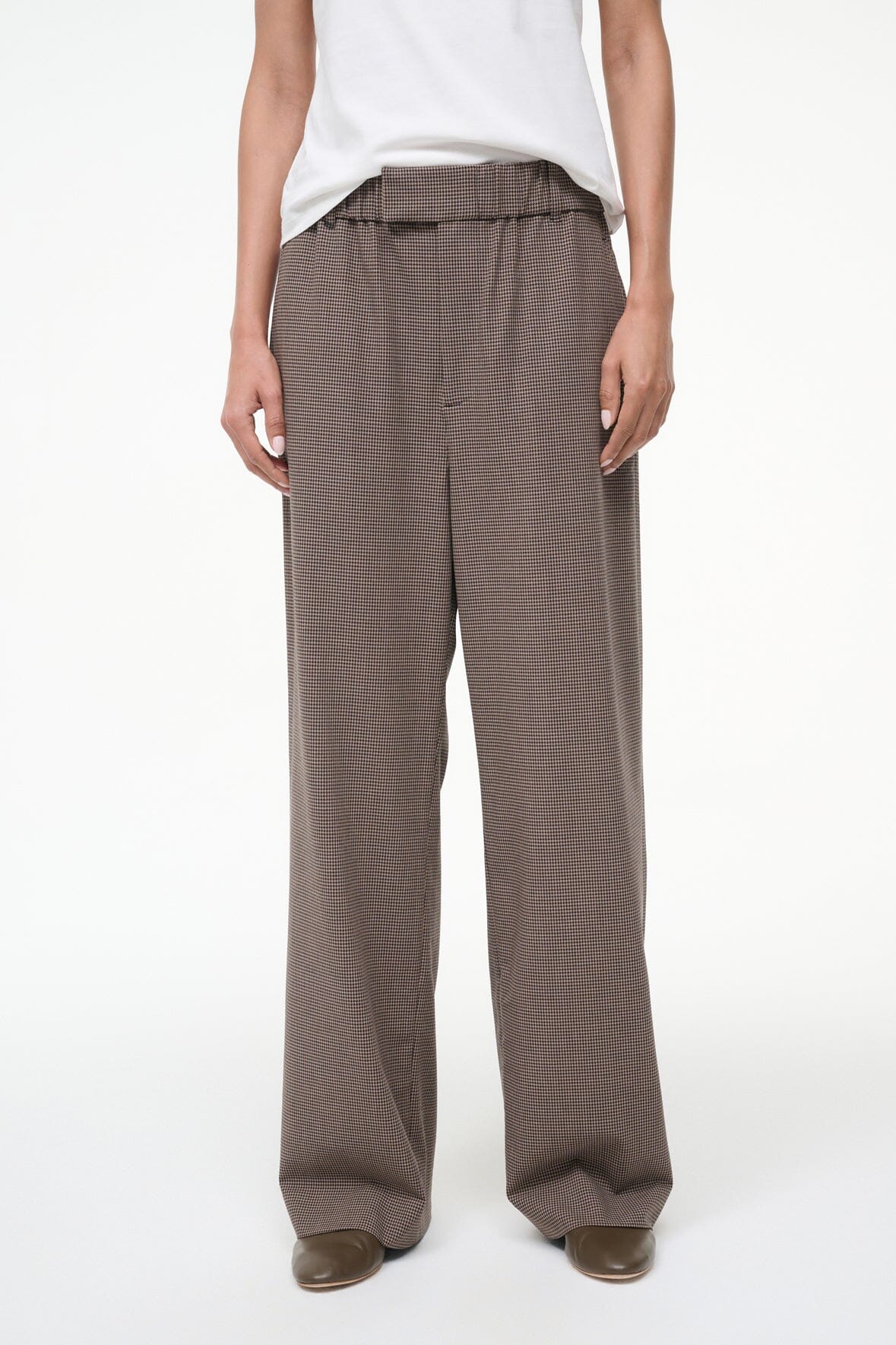 JEROME PANT HOUNDSTOOTH - STAUD outlet