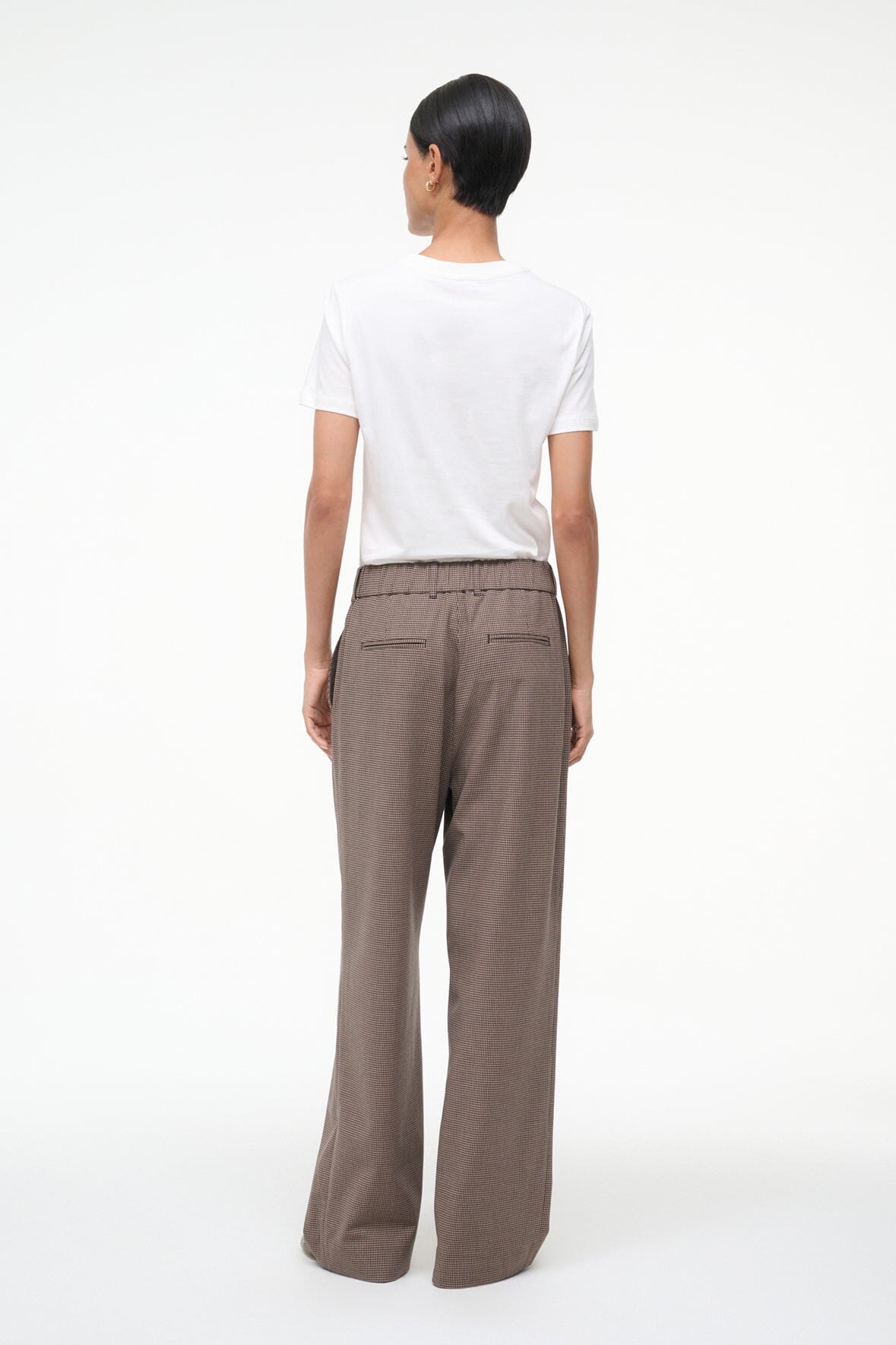 JEROME PANT HOUNDSTOOTH - STAUD outlet