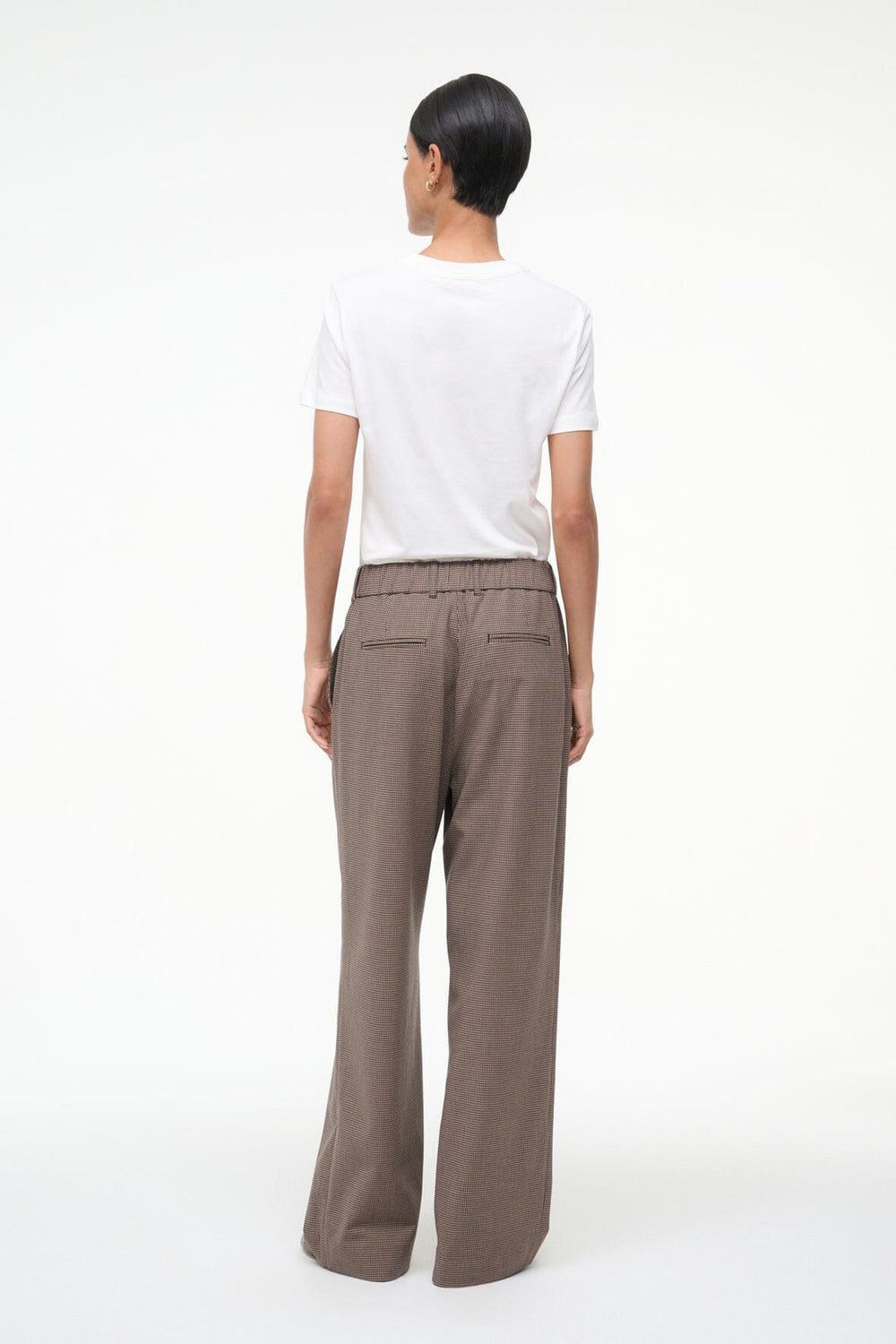 JEROME PANT HOUNDSTOOTH - STAUD outlet
