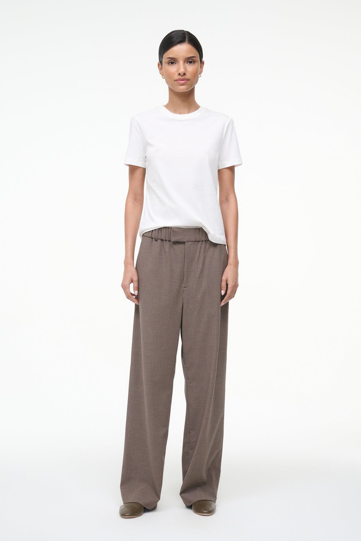 JEROME PANT HOUNDSTOOTH - STAUD outlet