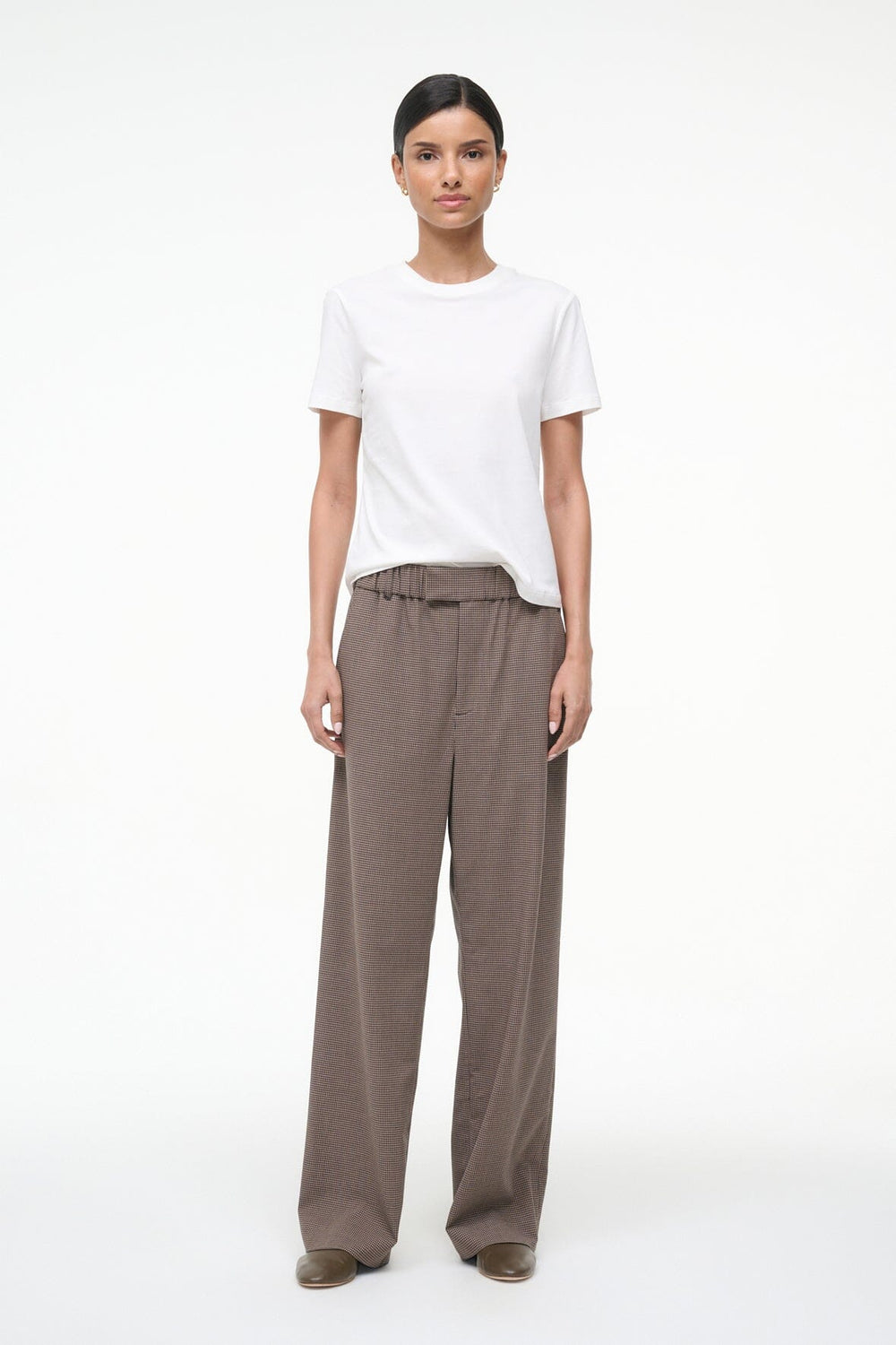 JEROME PANT HOUNDSTOOTH - STAUD outlet
