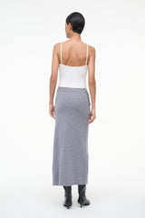 WILMA SKIRT HEATHER GREY - STAUD online
