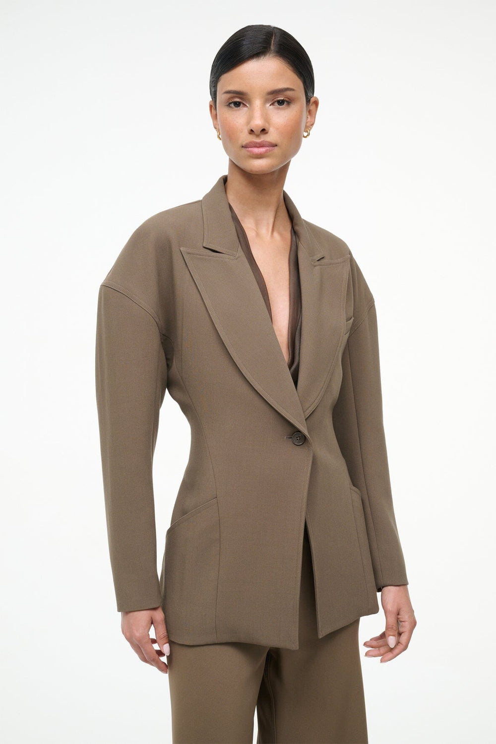 COLE BLAZER TRUFFLE - STAUD US