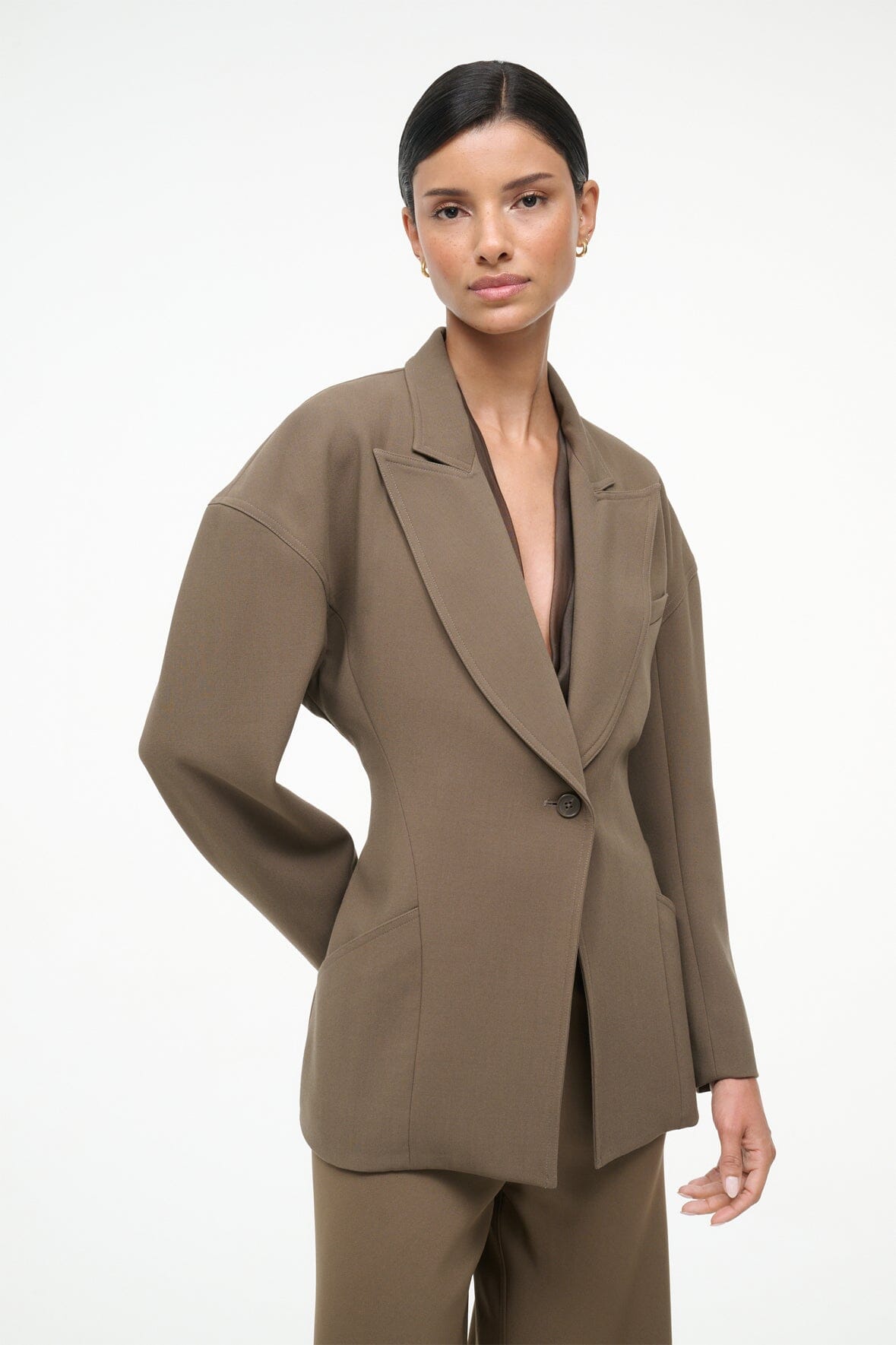 COLE BLAZER TRUFFLE - STAUD US