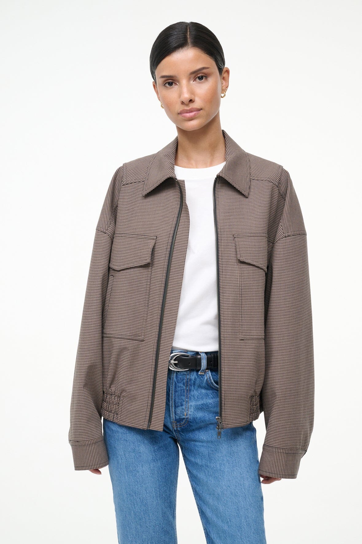 EUGENE JACKET HOUNDSTOOTH - STAUD near me