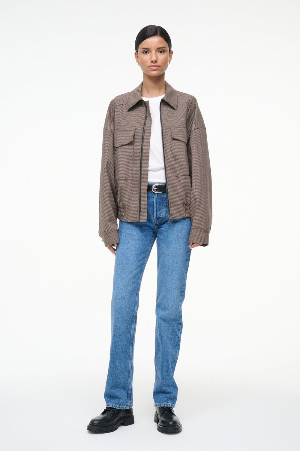 EUGENE JACKET HOUNDSTOOTH - STAUD near me