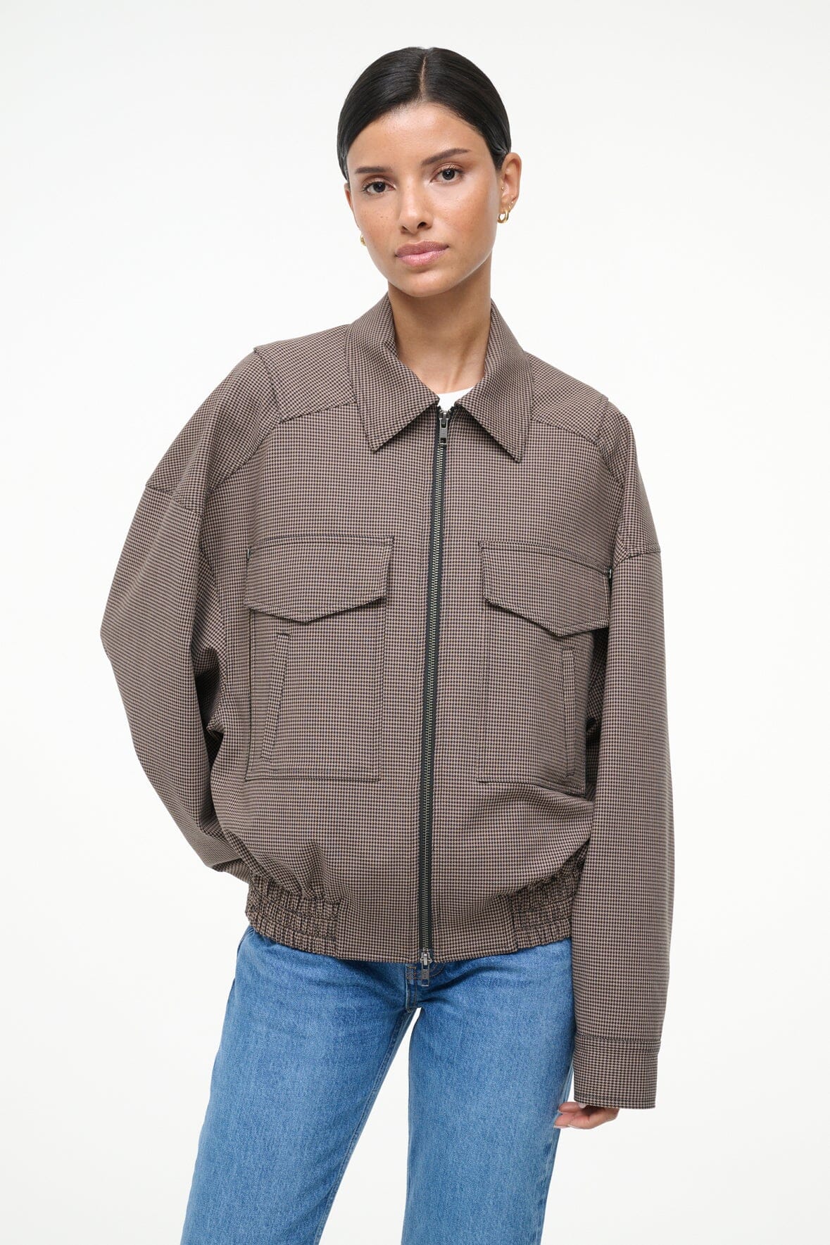 EUGENE JACKET HOUNDSTOOTH - STAUD near me