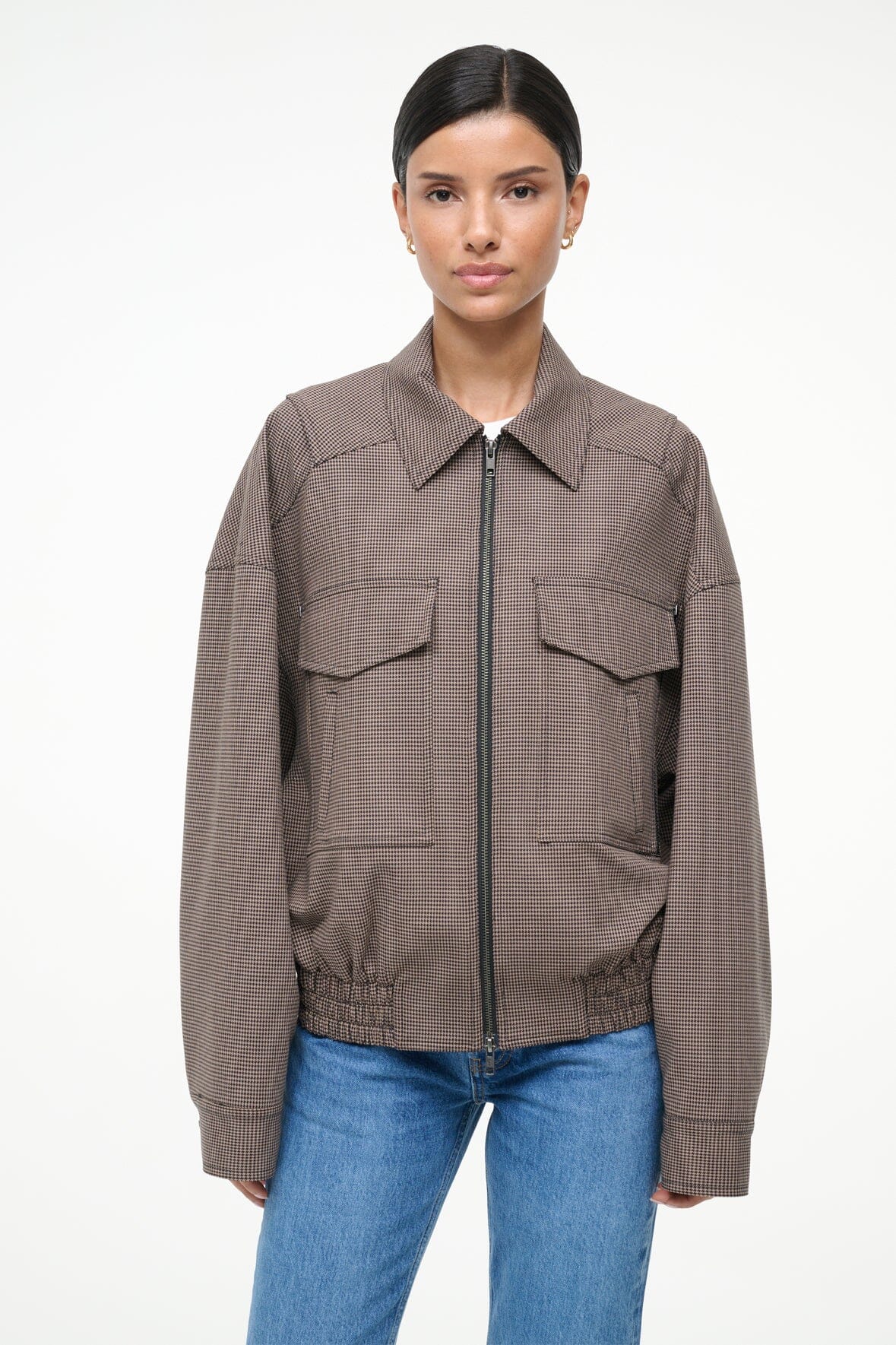 EUGENE JACKET HOUNDSTOOTH - STAUD near me
